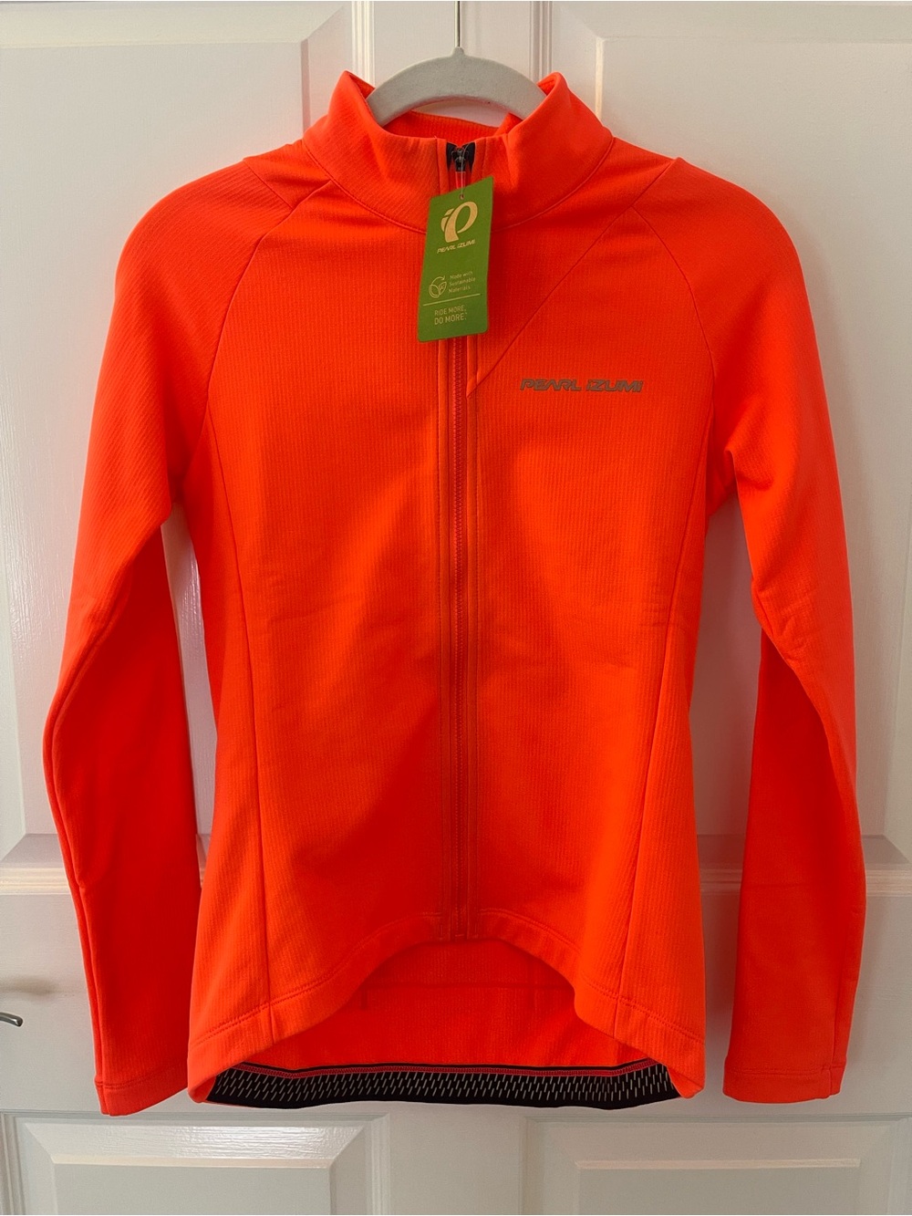 Pearl iZUMi Attack Thermal Jersey (NWT) Med Bright Orange Full-Zip Jacket